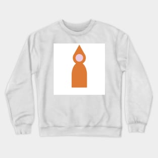 Orange people person Crewneck Sweatshirt